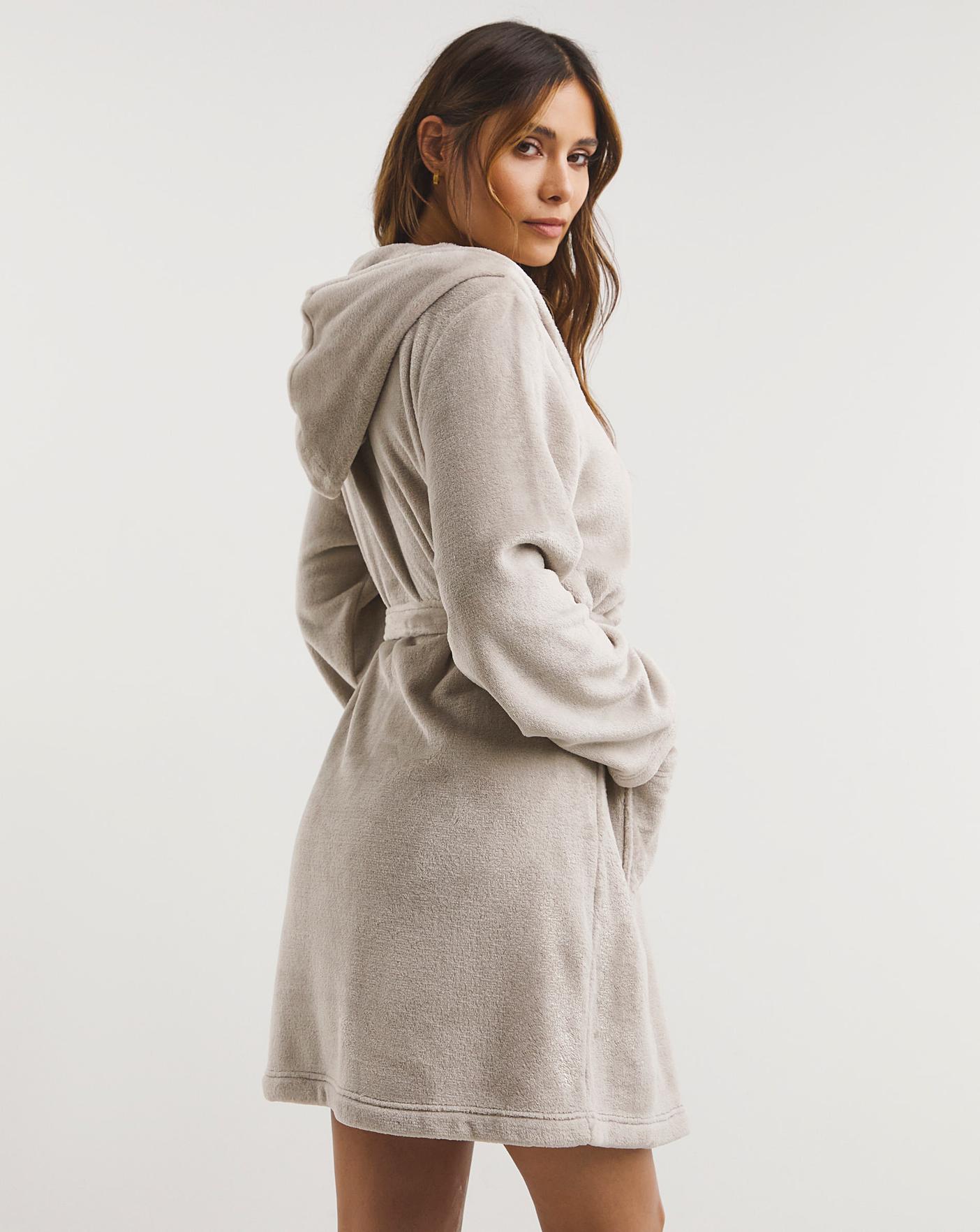 Pretty Secrets Supersoft Dressing Gown| Champagne