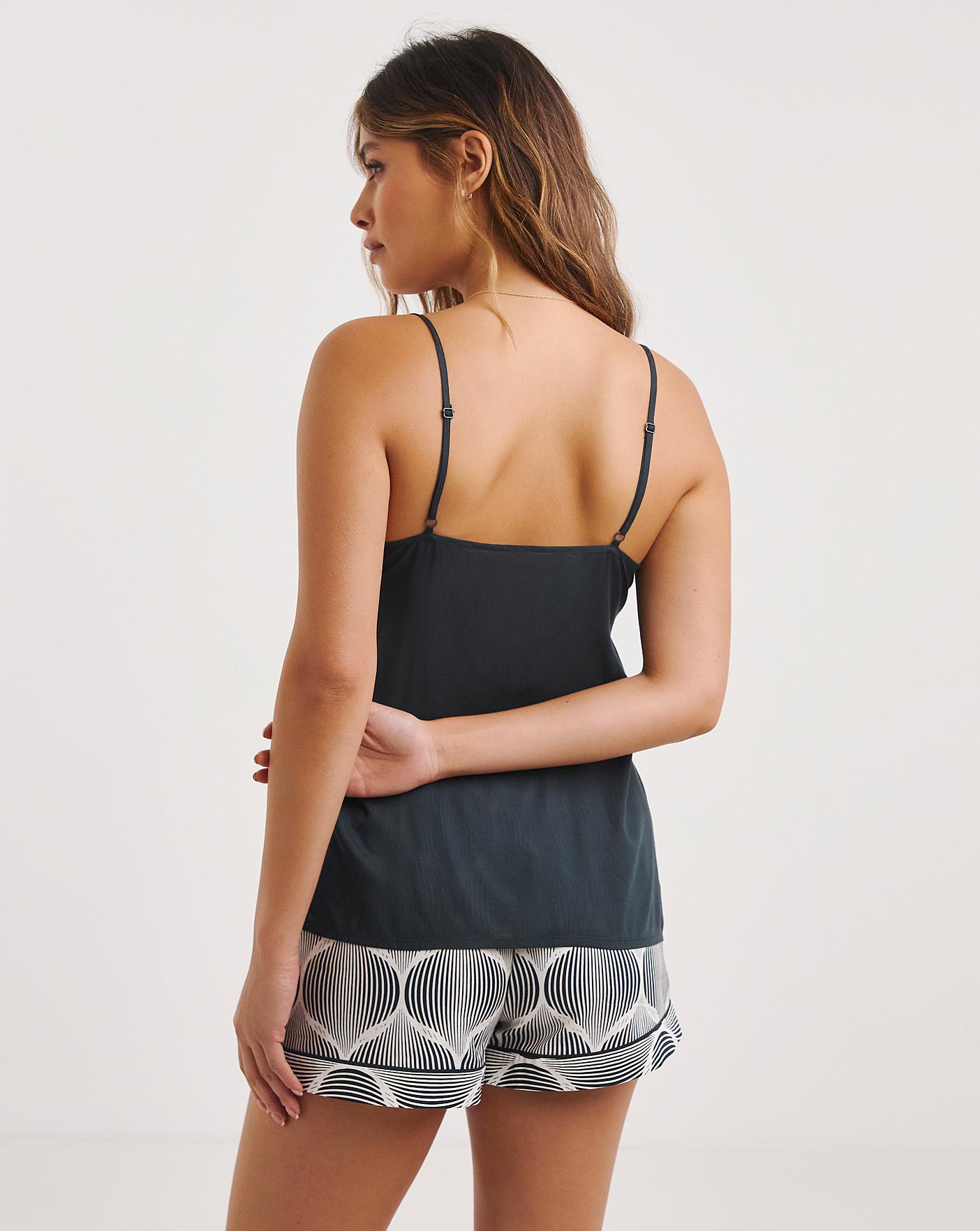 Cyberjammies Geo Print Cami Set| Cream Mix