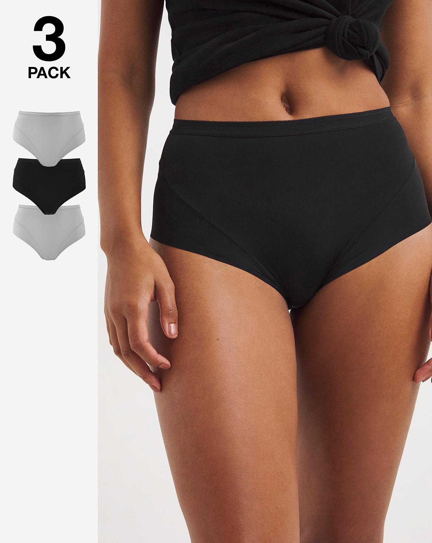 MAGISCULPT 3 Pack Light Tummy Shapers| Grey/Black