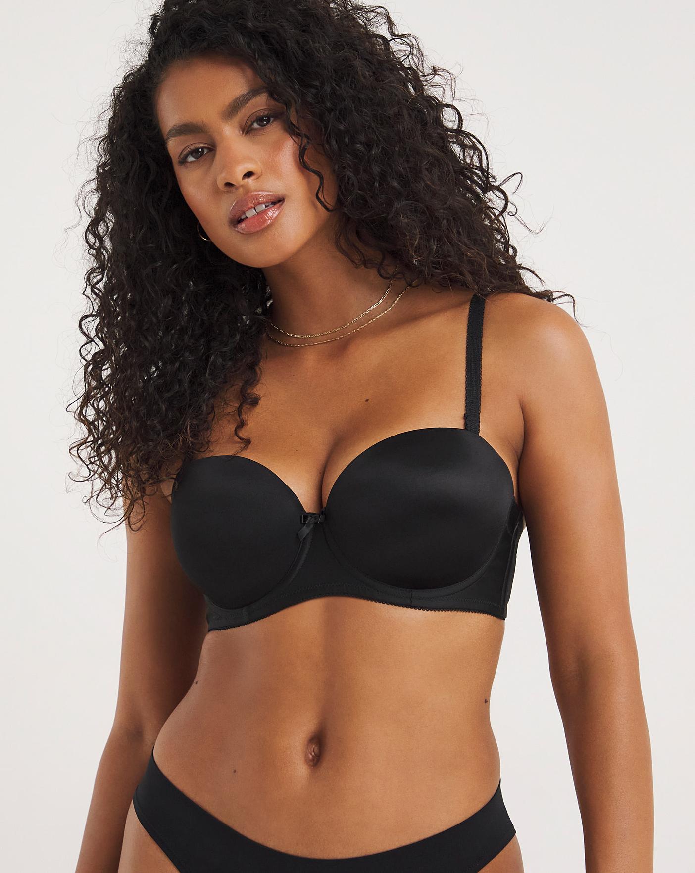 Freya Deco Moulded Strapless Bra| Black