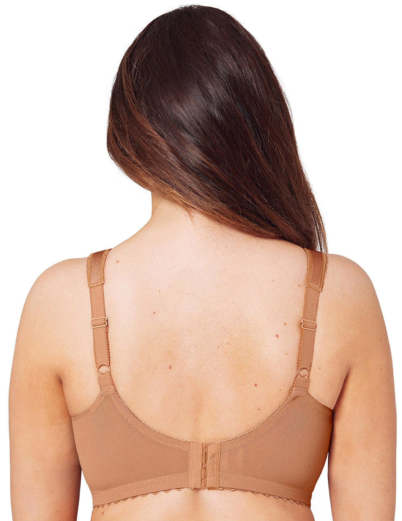  Glamorise Plus Size MagicLift Original Support Bra 1000| Cappuccino
