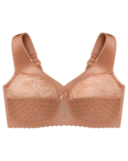  Glamorise Plus Size MagicLift Original Support Bra 1000| Cappuccino