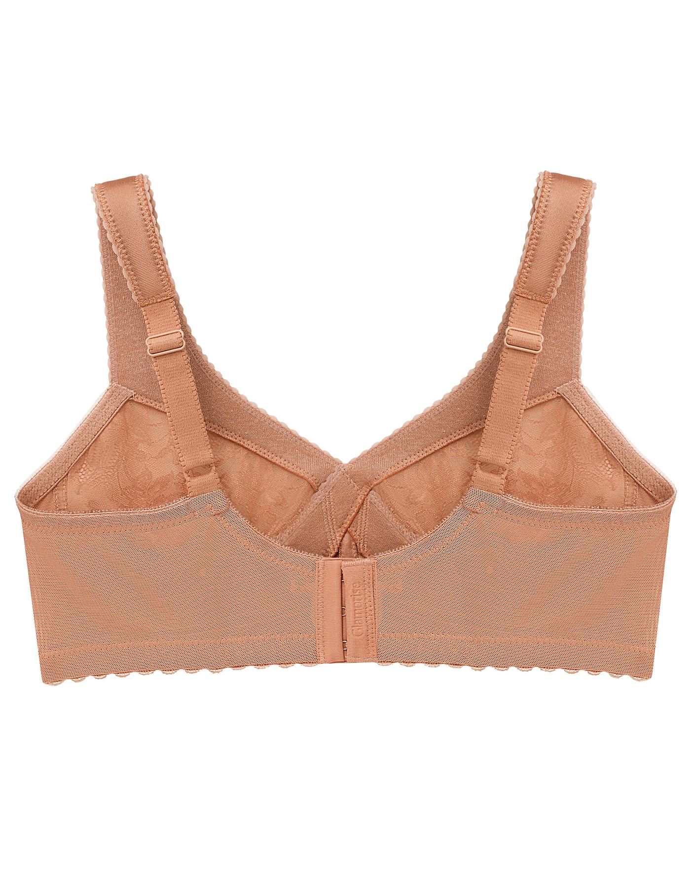  Glamorise Plus Size MagicLift Original Support Bra 1000| Cappuccino