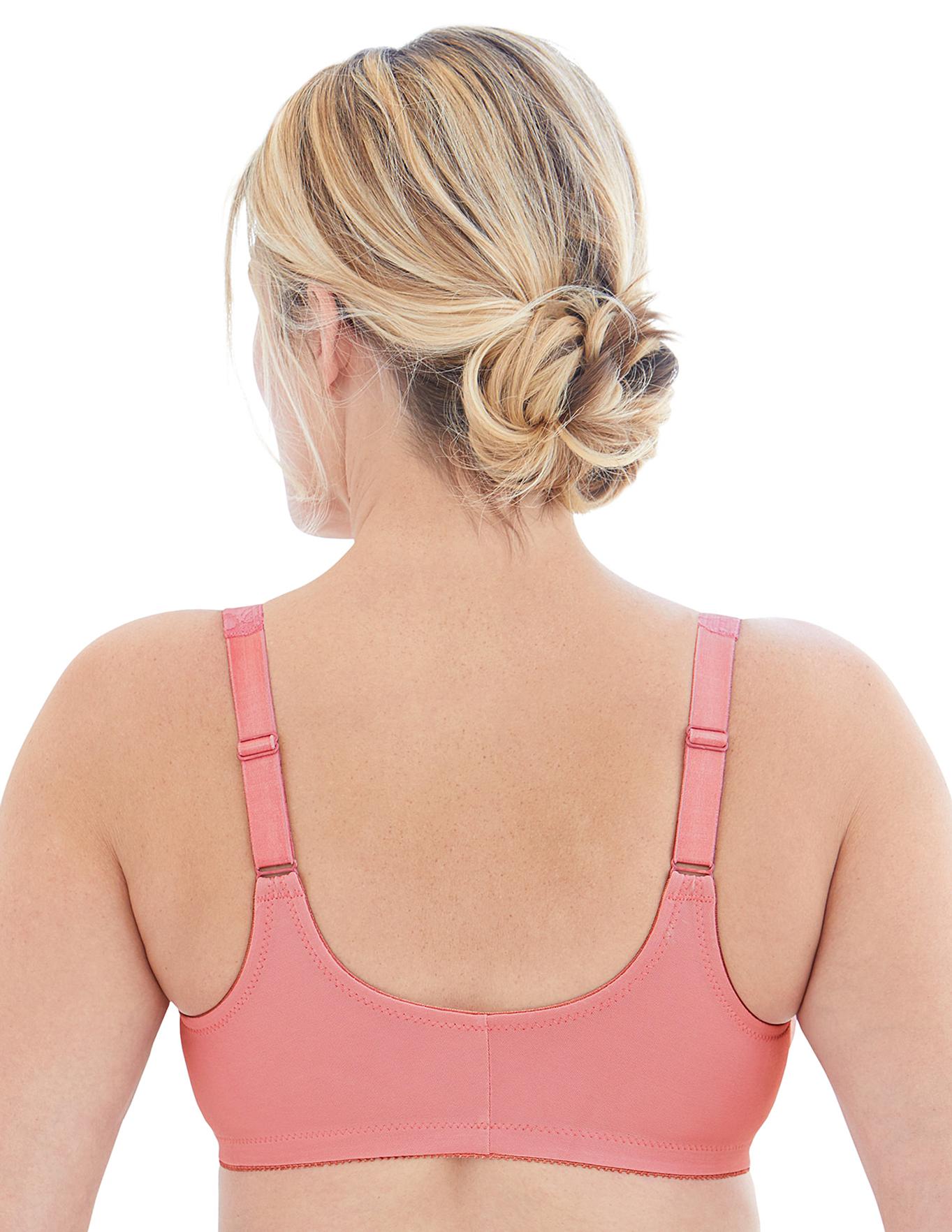  Glamorise Plus Size WonderWire Lace Front-Closure 9245| Brandied Apricot