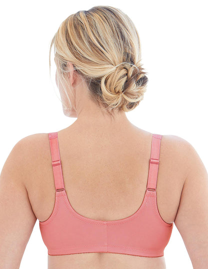  Glamorise Plus Size WonderWire Lace Front-Closure 9245| Brandied Apricot