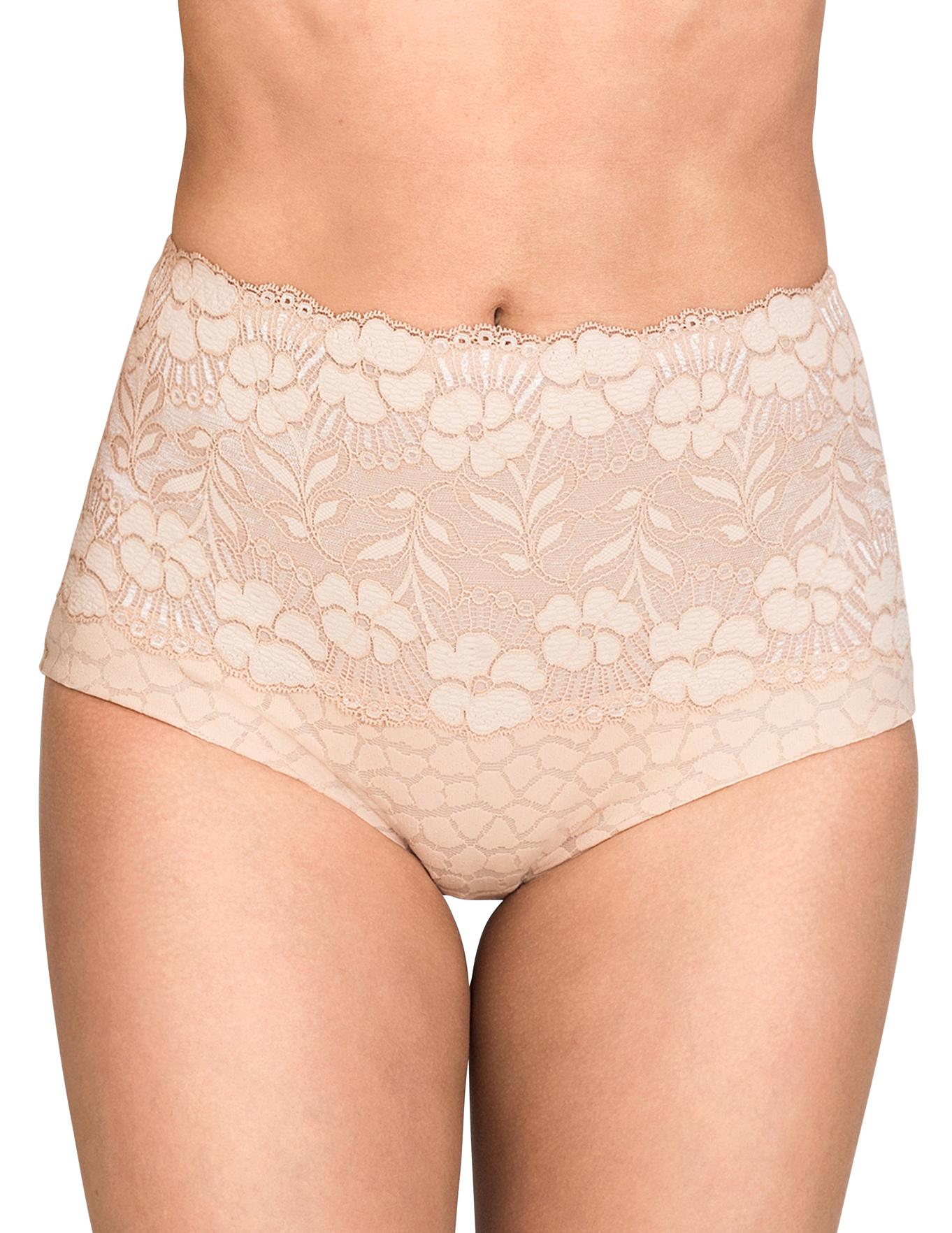  Miss Mary Of Sweden Jacquard & Lace Pantee| Beige