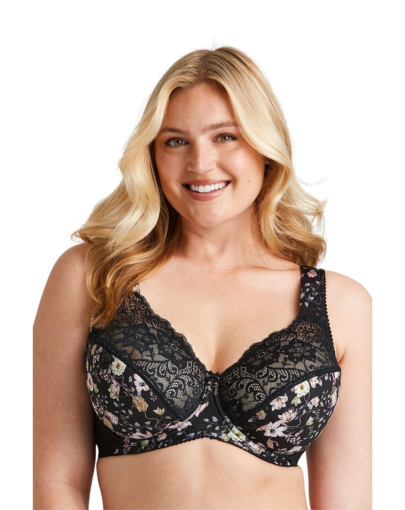  Miss Mary Of Sweden Fauna Full Cup Wired Bra| Black