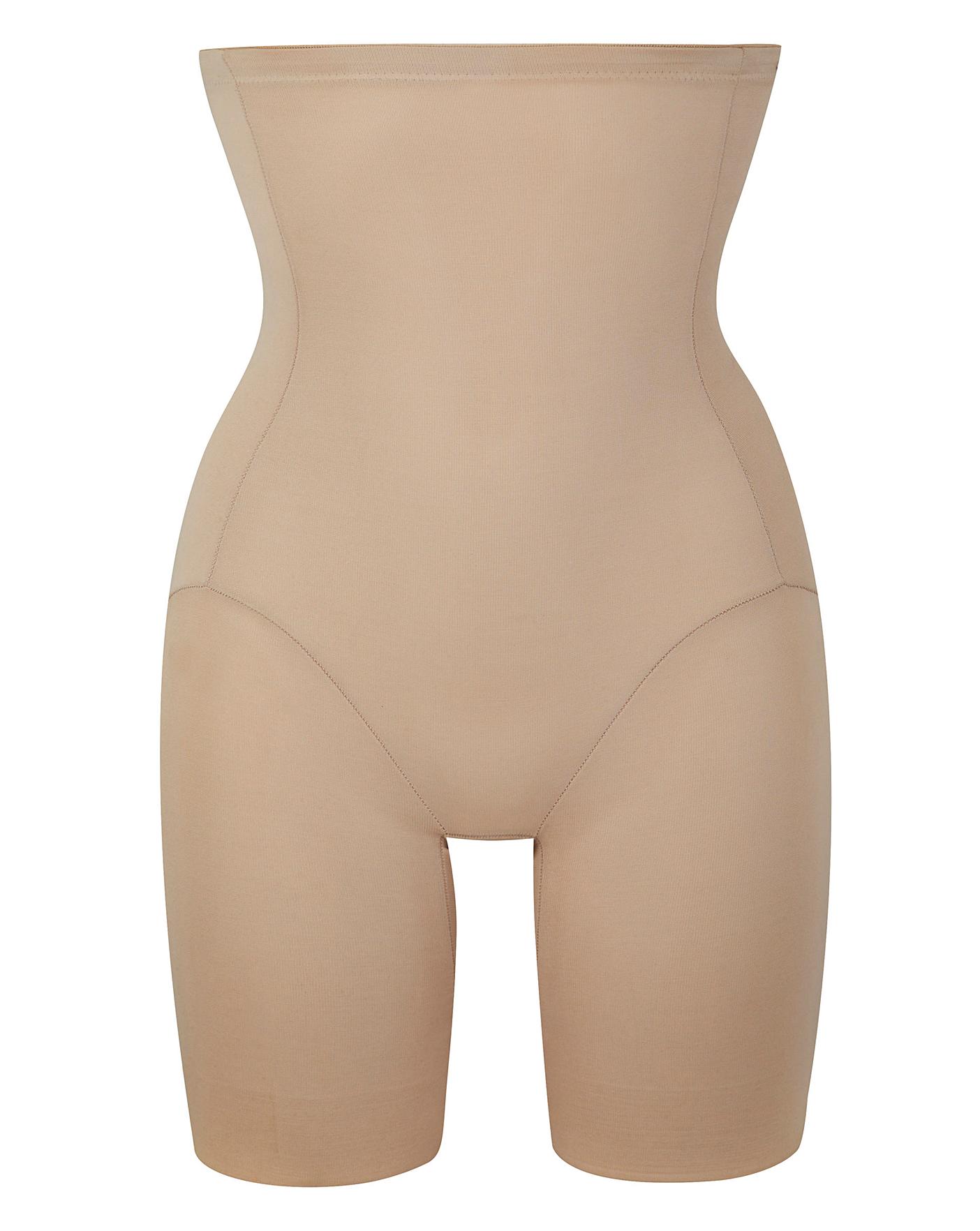  Naomi&Nicole Medium Control Tummy Shaping Hi Waist Thigh Slimmer| Nude