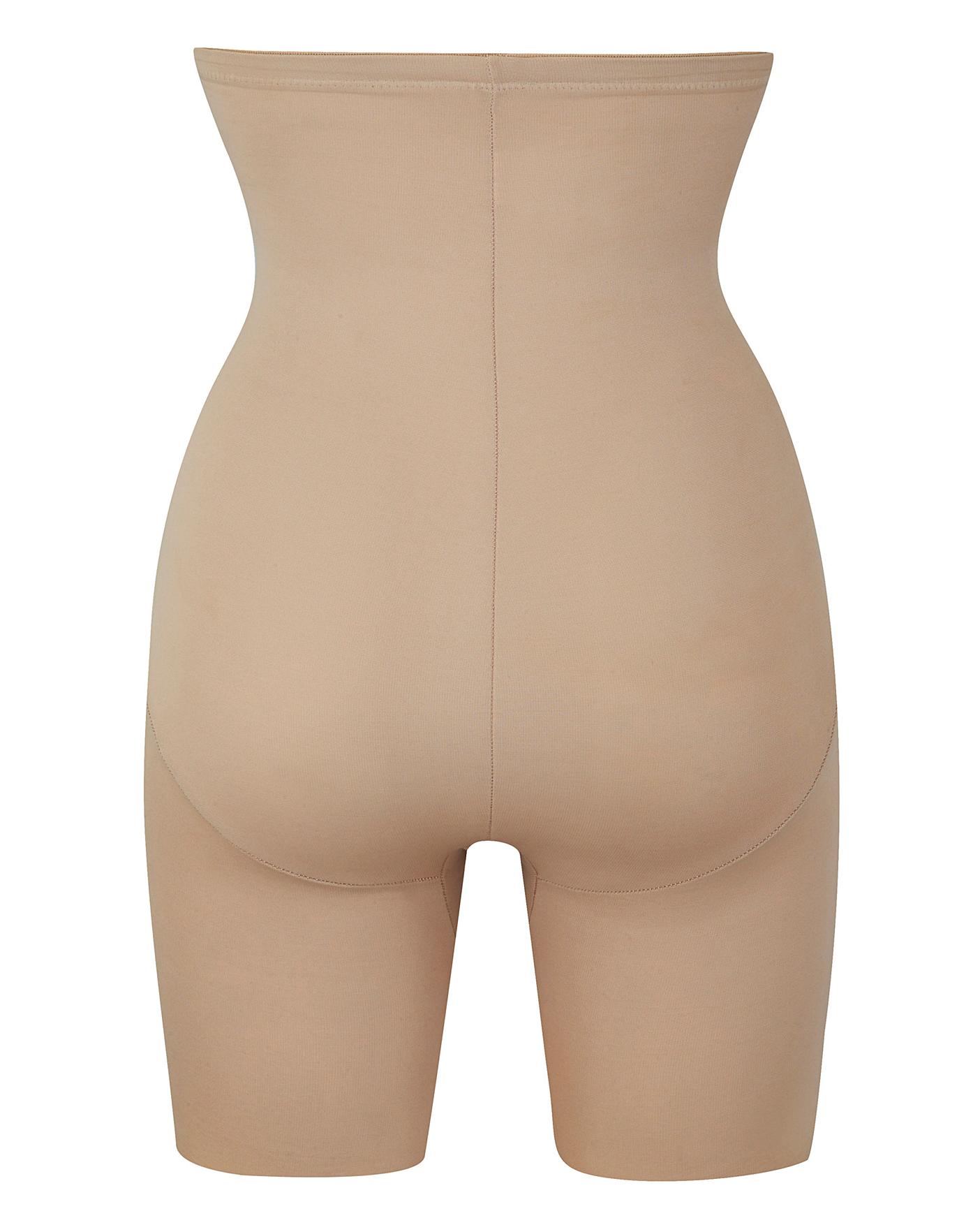  Naomi&Nicole Medium Control Tummy Shaping Hi Waist Thigh Slimmer| Nude