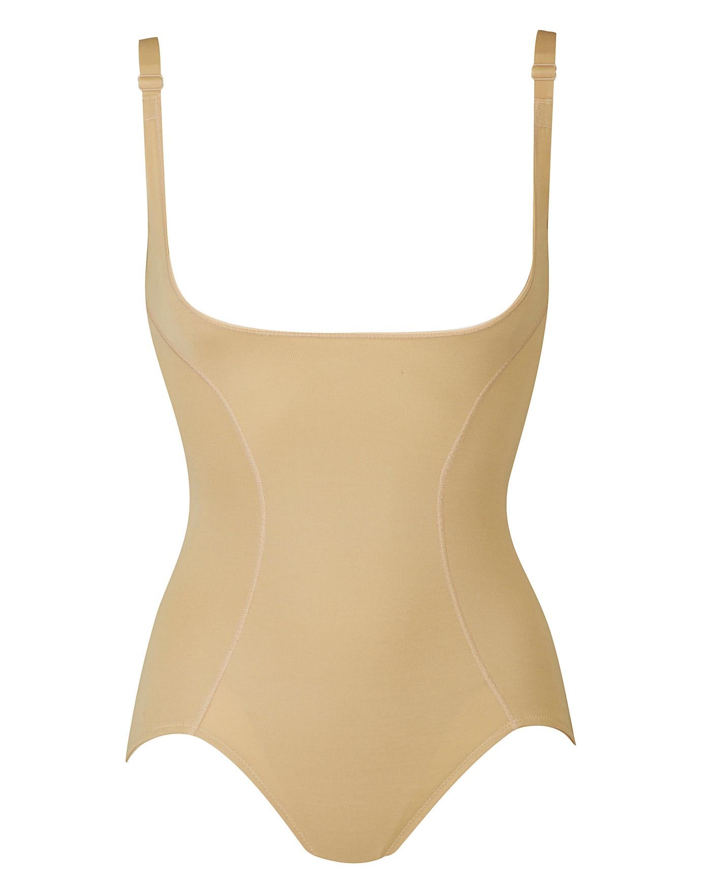  Maidenform Wear Your Own Bra Firm Control BodyBriefer| Beige