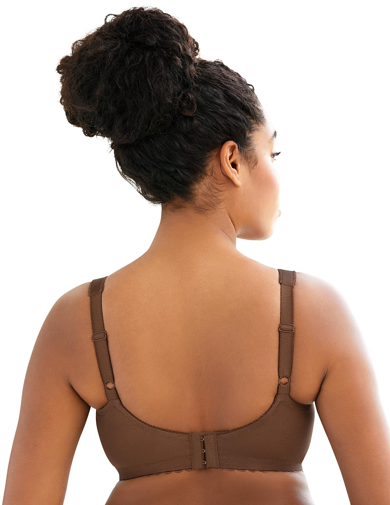  Glamorise Plus Size MagicLift Original Support Bra 1000| Mocha