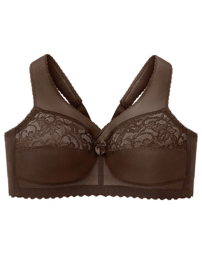  Glamorise Plus Size MagicLift Original Support Bra 1000| Mocha