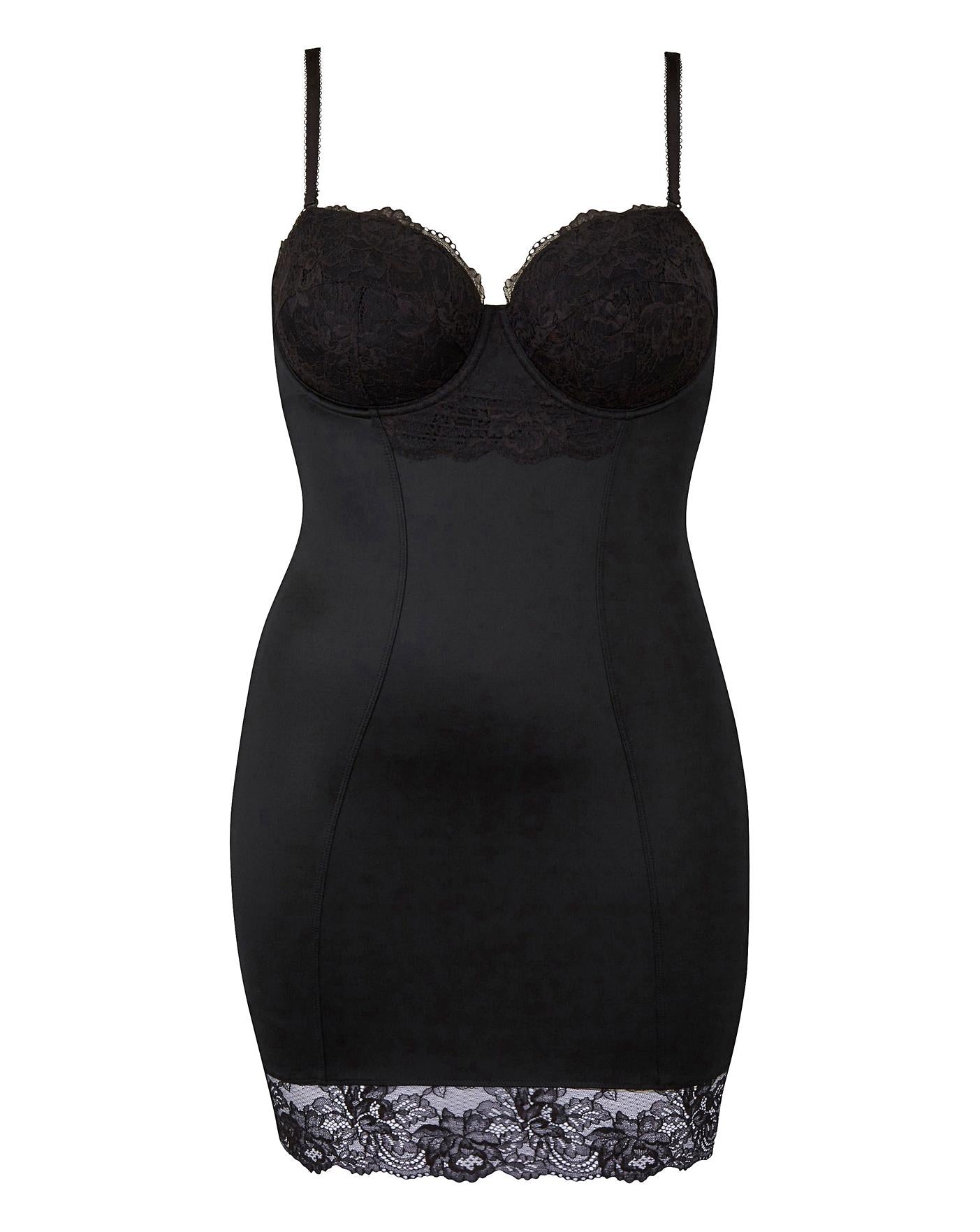  MAGISCULPT Ella Lace Black Firm Control Multiway Slip| Black