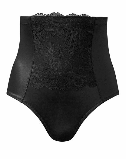  Magisculpt Ella Lace Firm Control Waist Nipper Black Briefs| Black
