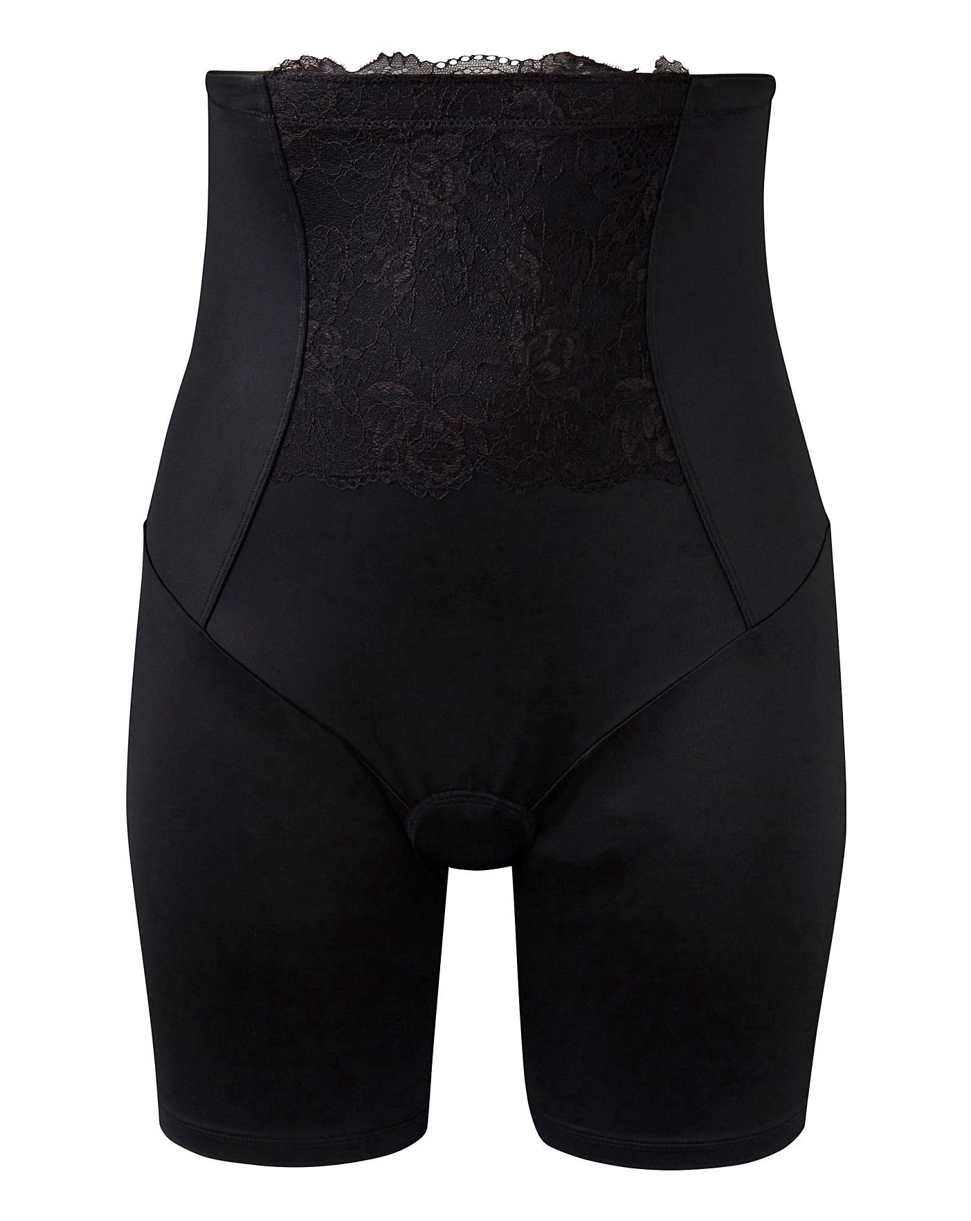  MAGISCULPT Ella Black Lace Firm Control Anti-Chafing Thighshaper| Black