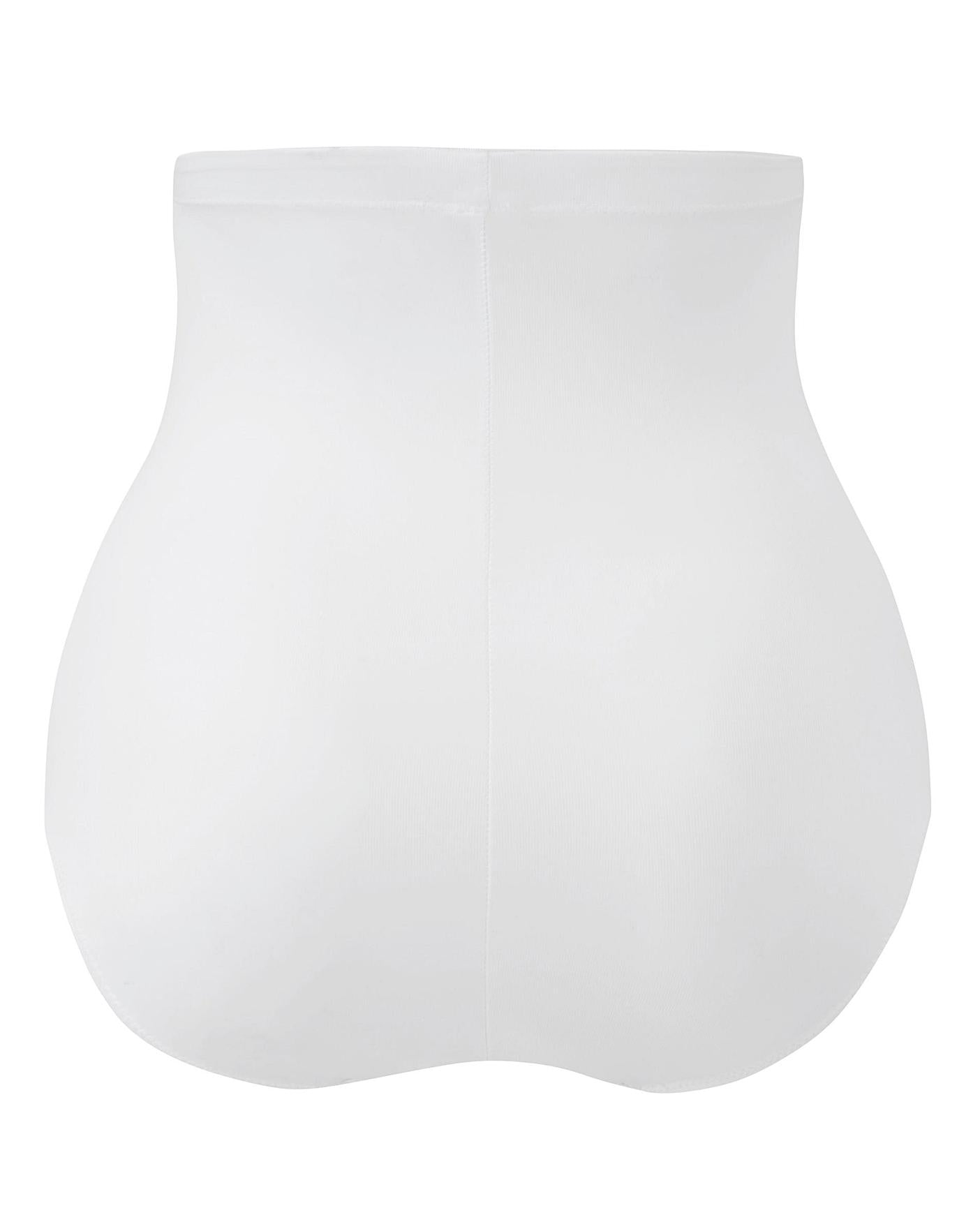  MAGISCULPT Ella Lace Firm Control Waist Nipper White Briefs| White