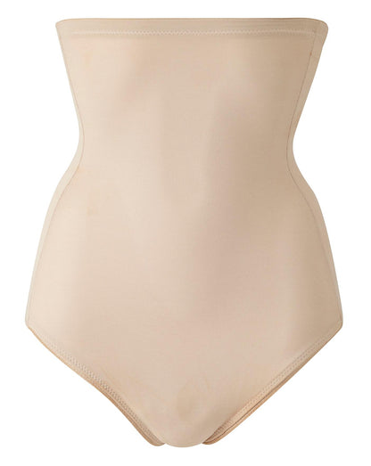  Naomi&Nicole Fuller Figure Firm Control Tummy Shaping Hi Waist Briefs| Nude