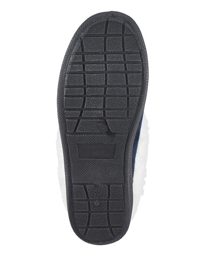  Cushion Walk Warm Lined Mule Slippers Wide E Fit