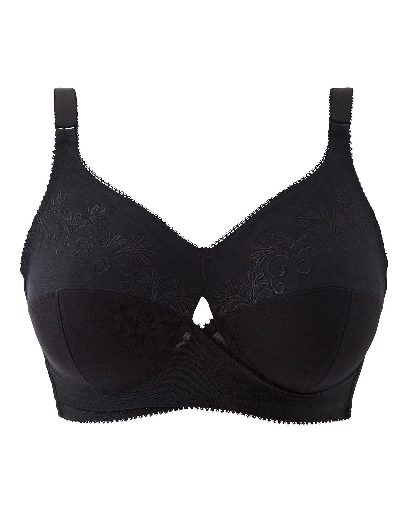  Berlei Total Support Cotton Non Wired Bra| Black