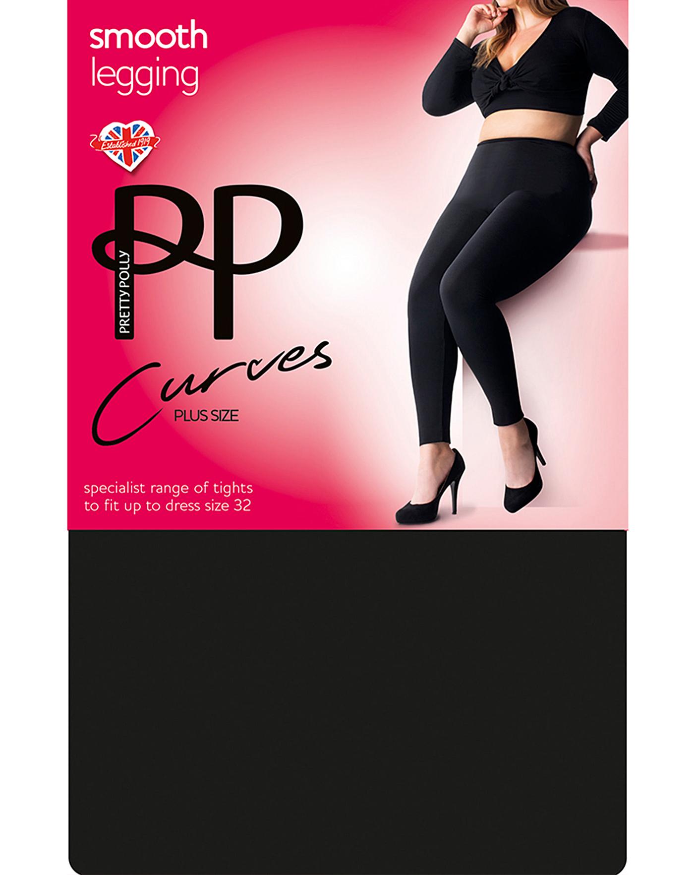  Pretty Polly Curves Smooth Leggings| Black| XL