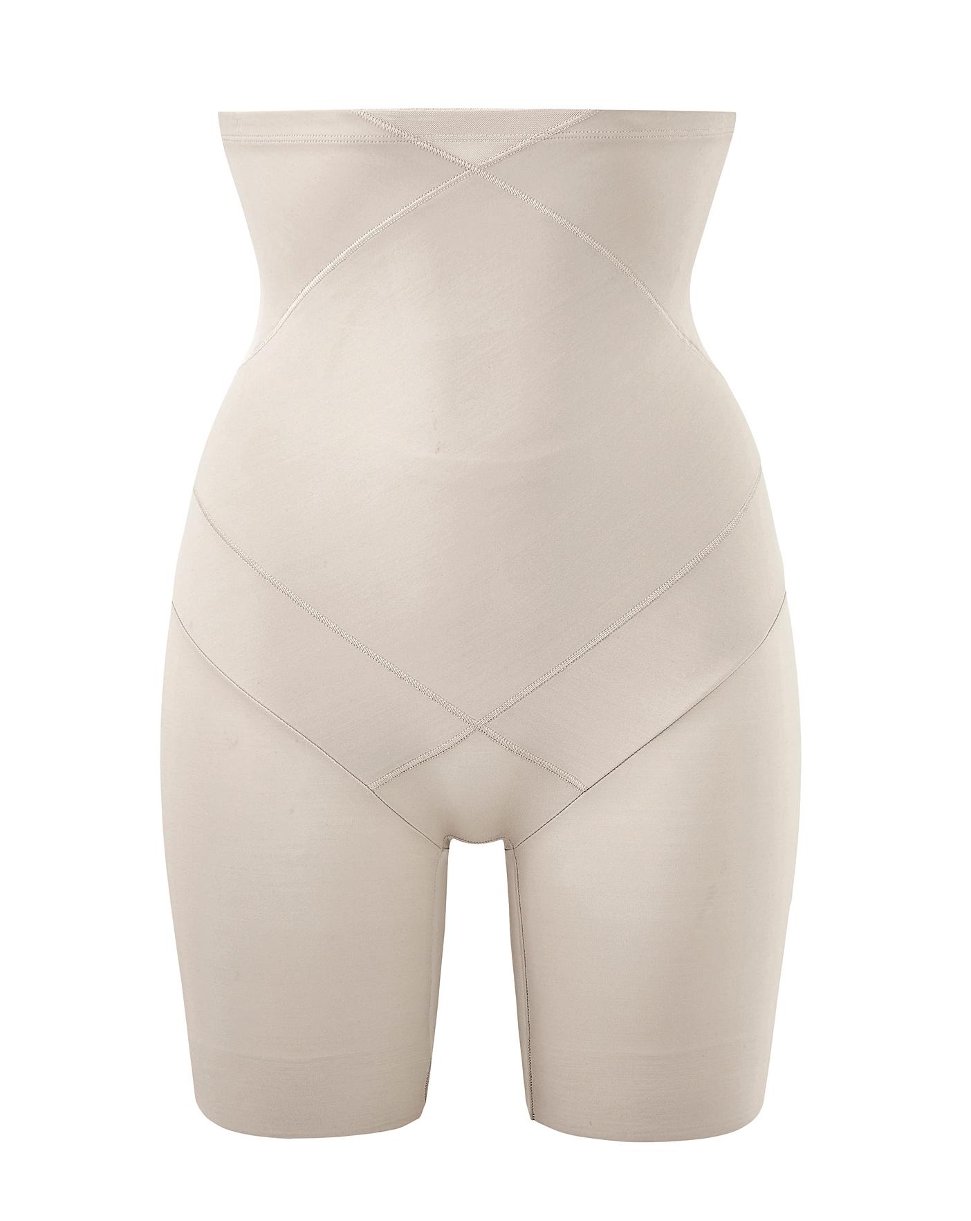  Miraclesuit Instant Tummy Tuck Firm Control Hi Waist Thigh Slimmer| Nude