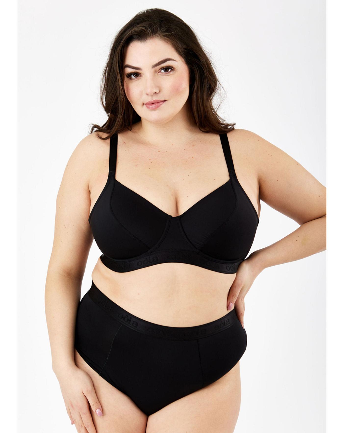  OOLA EVERYDAY FULL CUP UNDERWIRED BRA| Black