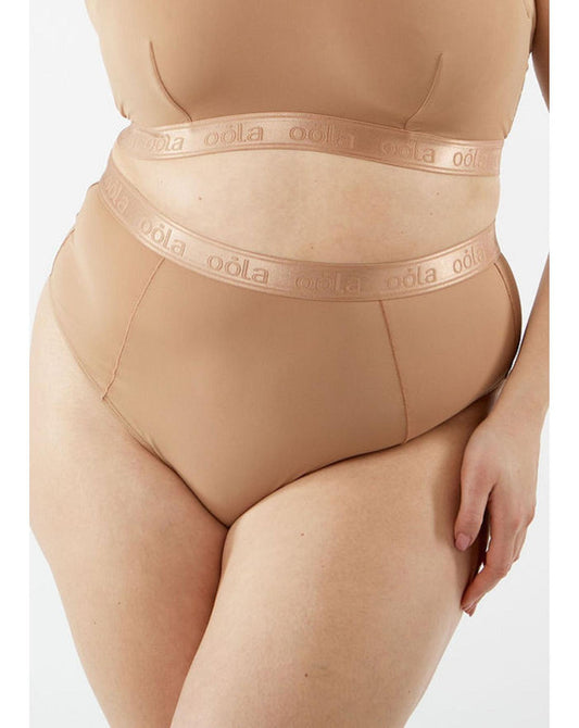  OOLA CONTROL HIGH WAIST THONG| Mocha
