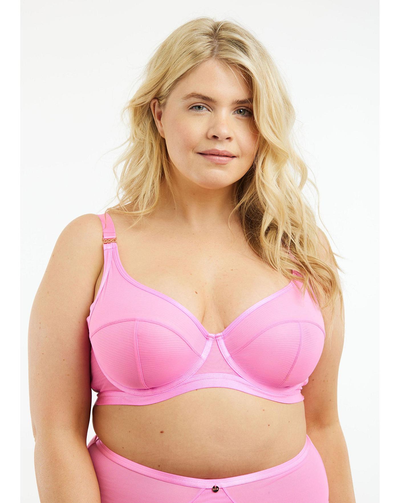  OOLA SOFT MESH HI APEX BRA| Pink
