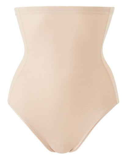  Naomi&Nicole Medium Control Tummy Shaping Hi Waist Briefs| Nude
