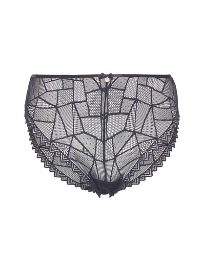  Oola Lace Cheekie Knicker| Black