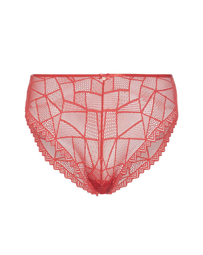  Oola Lace Cheekie Knicker| Red