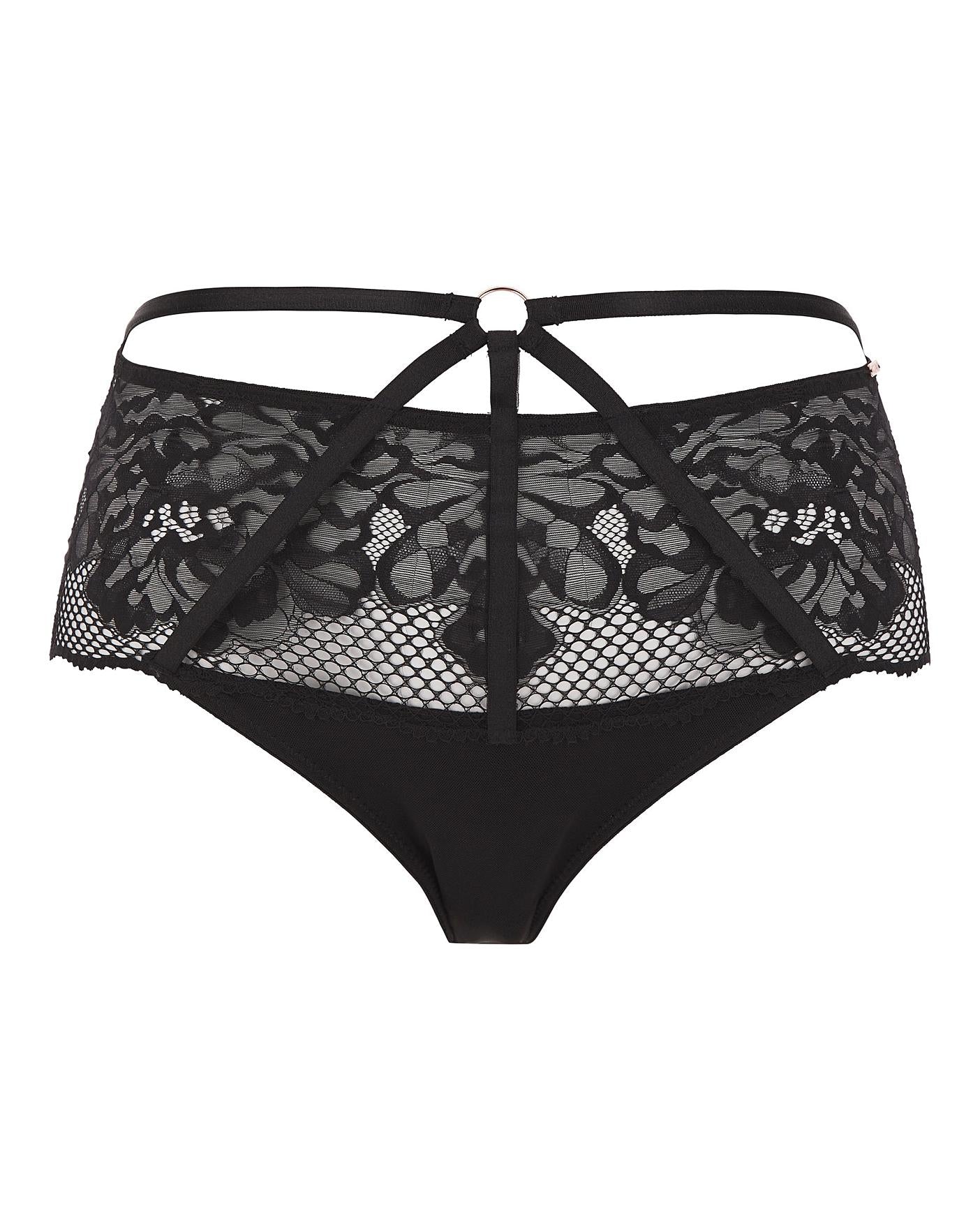  Figleaves Curve Amore Deep Brazilian Brief| Black