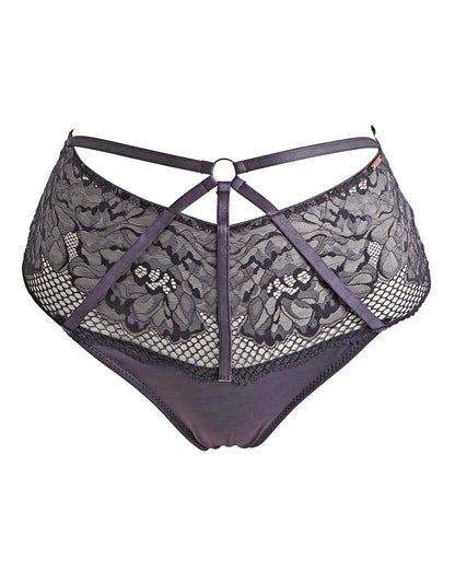  Figleaves Curve Amore Deep Brazilian Brief| Grey