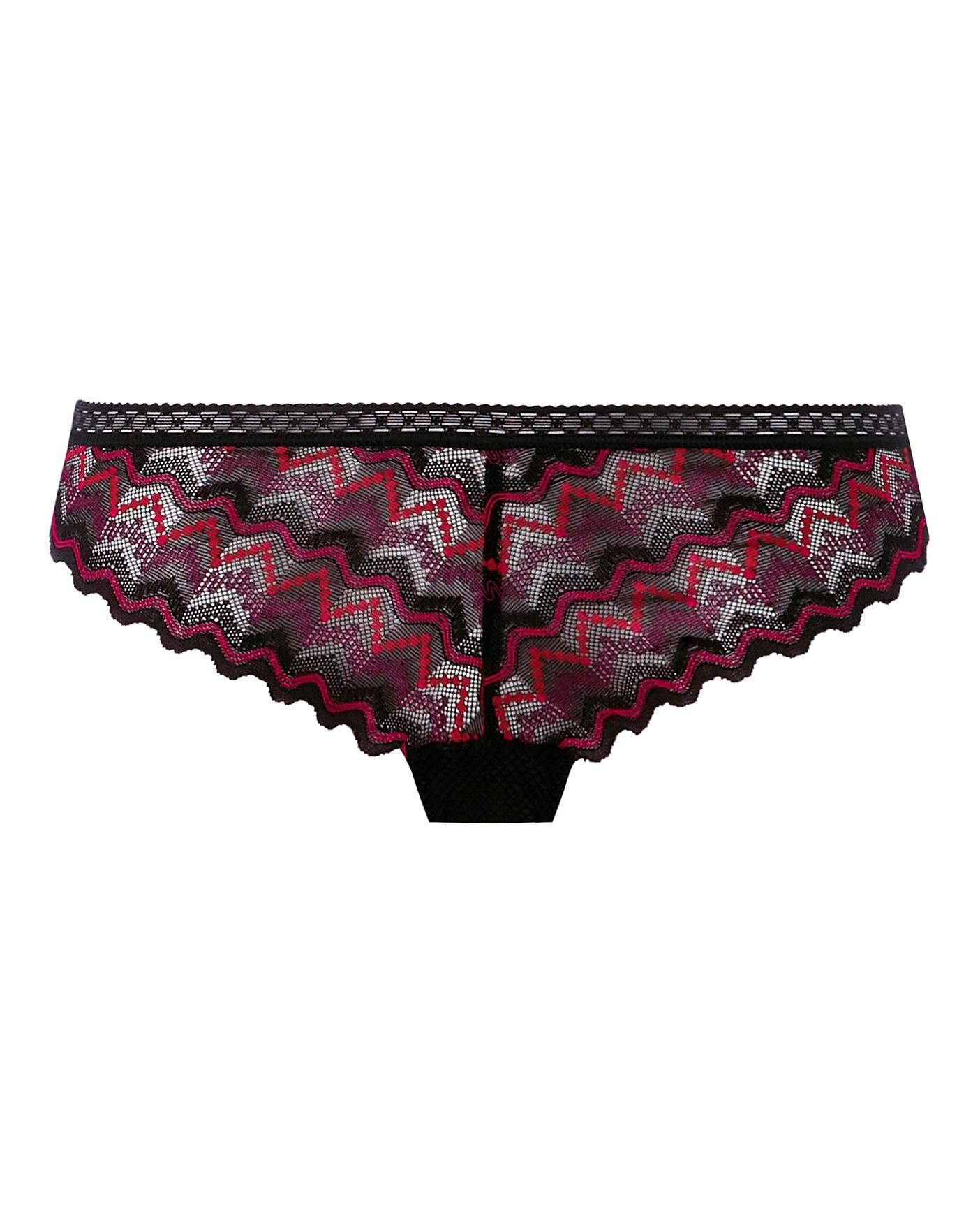  Freya Festival Vibe Briefs| Black/Red