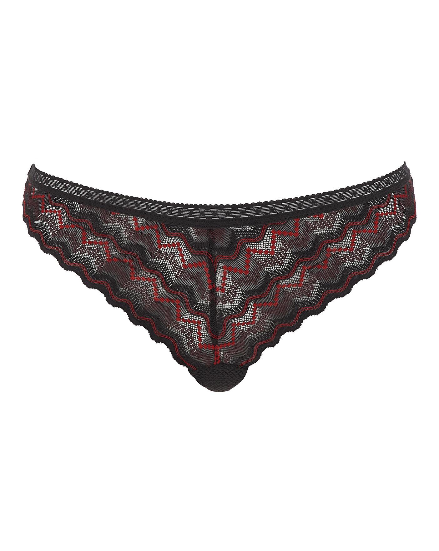  Freya Festival Vibe Briefs| Black/Red