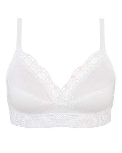  Playtex Organic Cotton Non-wired Support Bra| White