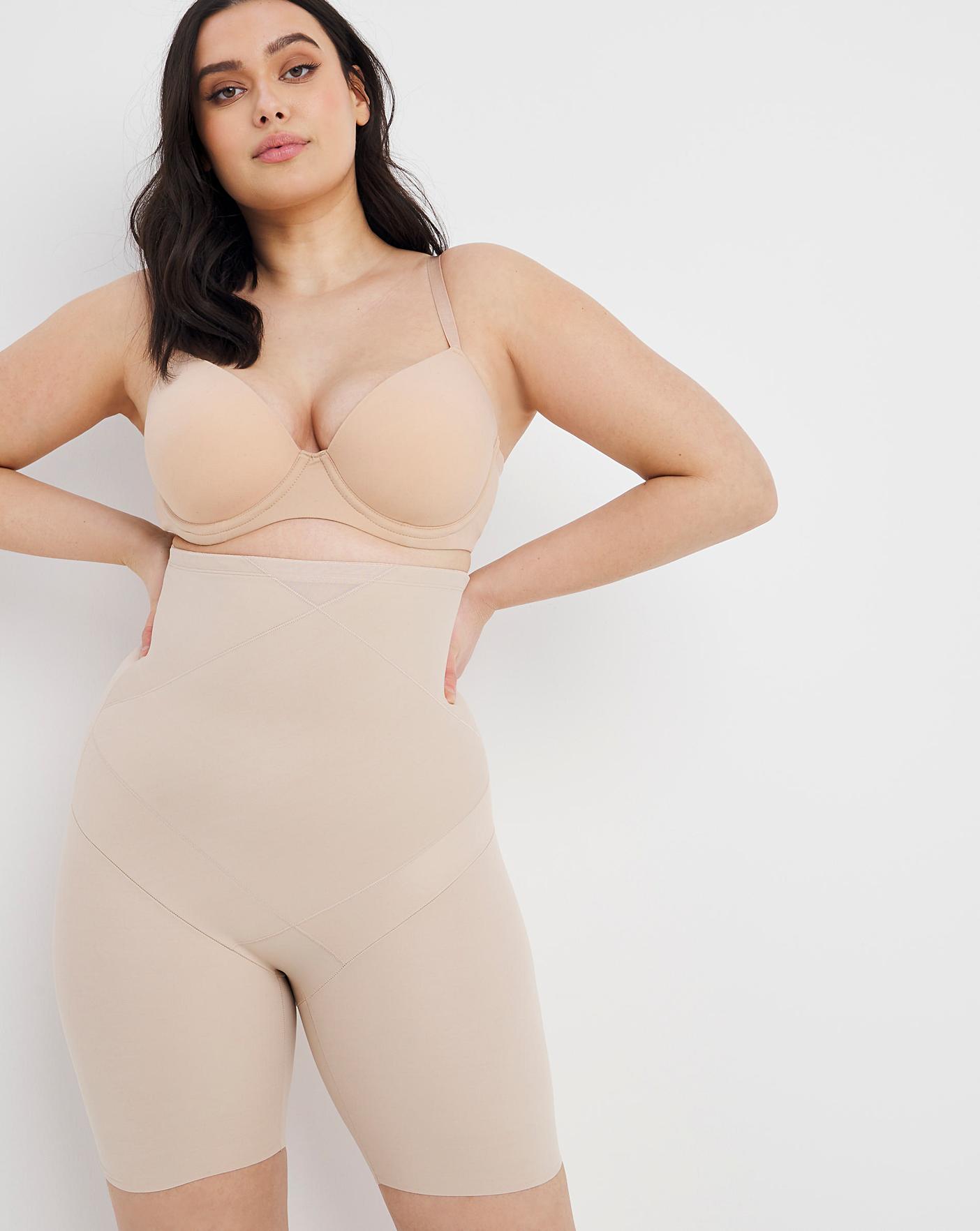  Miraclesuit Instant Tummy Tuck Firm Control Hi Waist Thigh Slimmer| Nude