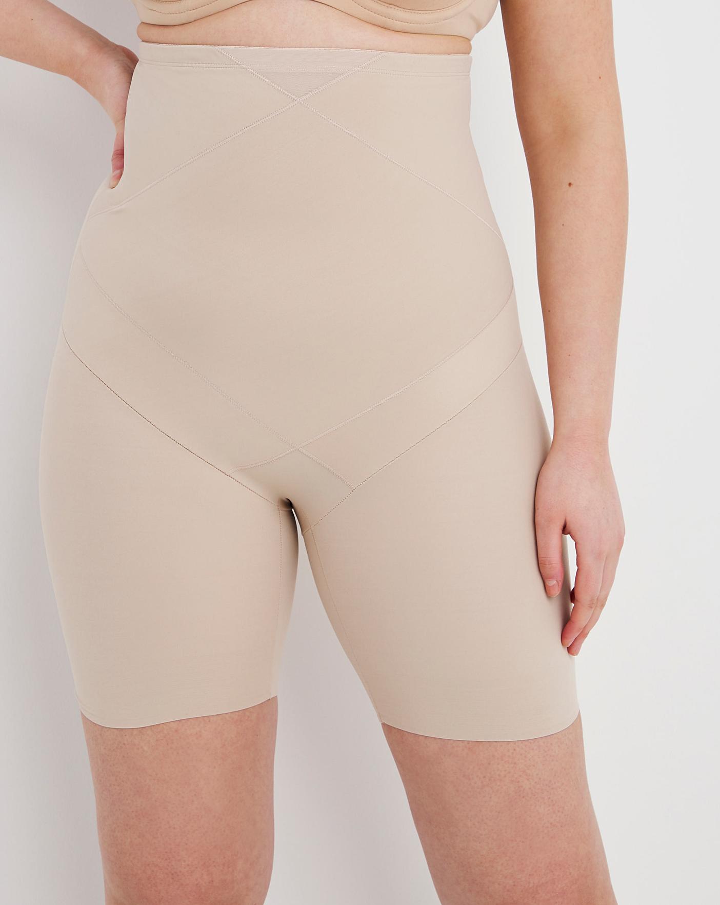  Miraclesuit Instant Tummy Tuck Firm Control Hi Waist Thigh Slimmer| Nude