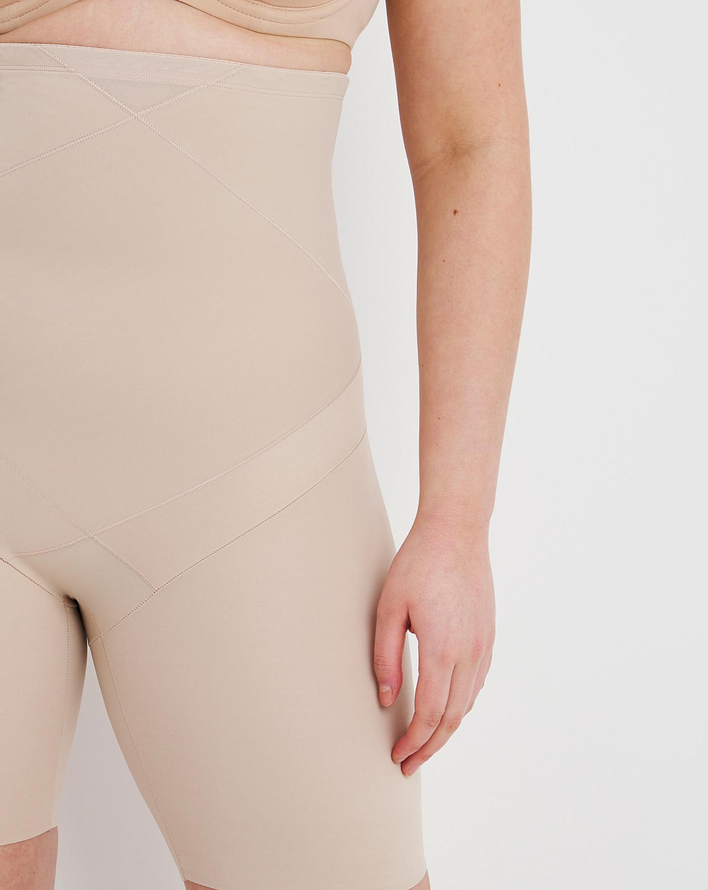  Miraclesuit Instant Tummy Tuck Firm Control Hi Waist Thigh Slimmer| Nude