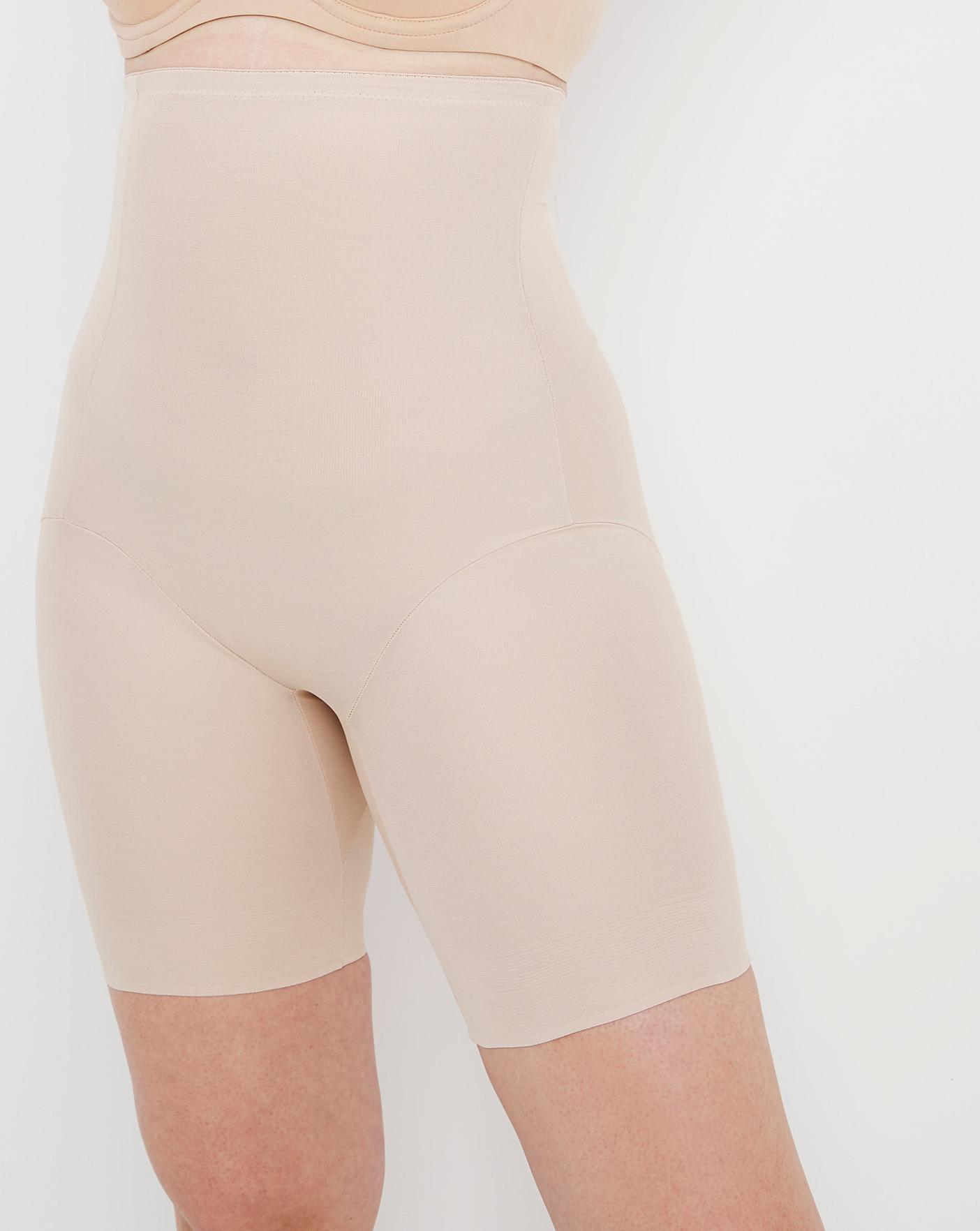  Naomi&Nicole Medium Control Tummy Shaping Hi Waist Thigh Slimmer| Nude