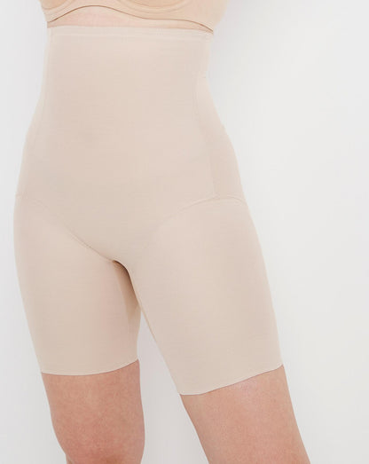  Naomi&Nicole Medium Control Tummy Shaping Hi Waist Thigh Slimmer| Nude