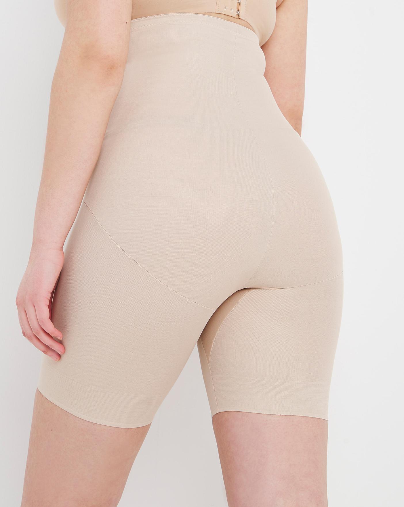  Naomi&Nicole Medium Control Tummy Shaping Hi Waist Thigh Slimmer| Nude