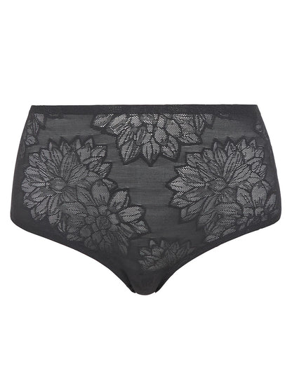  Triumph Fit Smart Lace Maxi Briefs| Black
