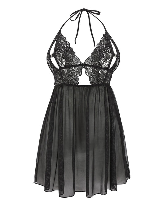  Ann Summers Diamond Kiss Chemise| Black