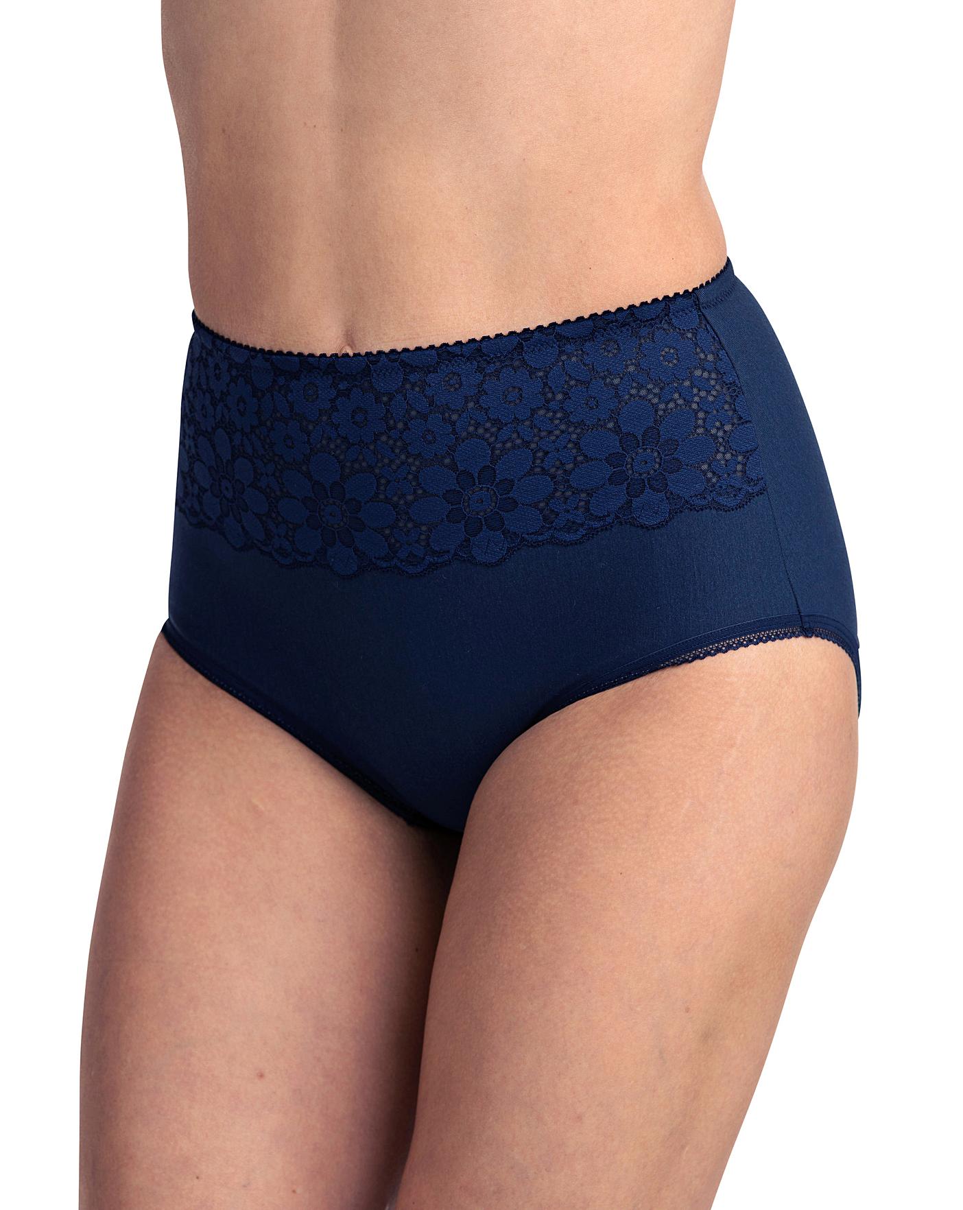  Miss Mary Of Sweden Cotton Bloom Pantee| Dark Blue