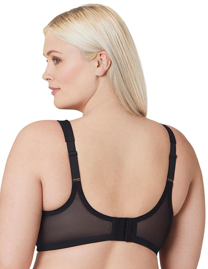  Glamorise Plus Size MagicLift Natural Shape Support Bra 1010| Black