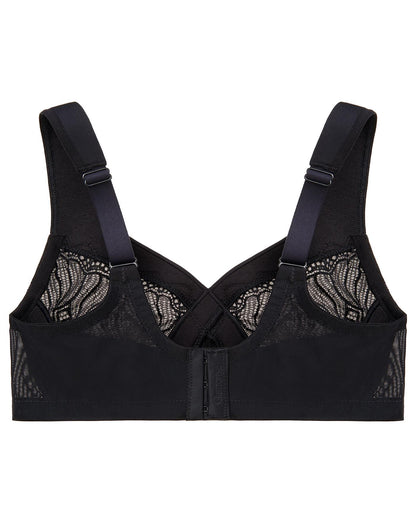  Glamorise Plus Size MagicLift Natural Shape Support Bra 1010| Black