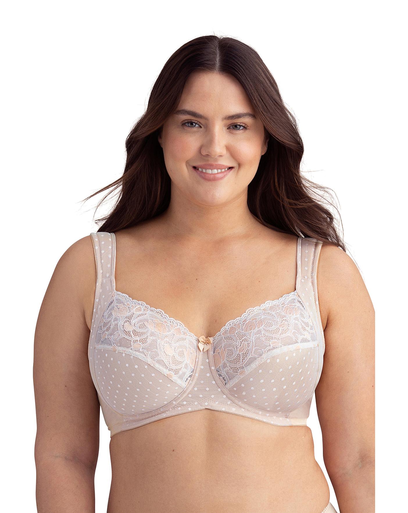  Miss Mary Dotty Delicious Lace Underwired Bra| Beige