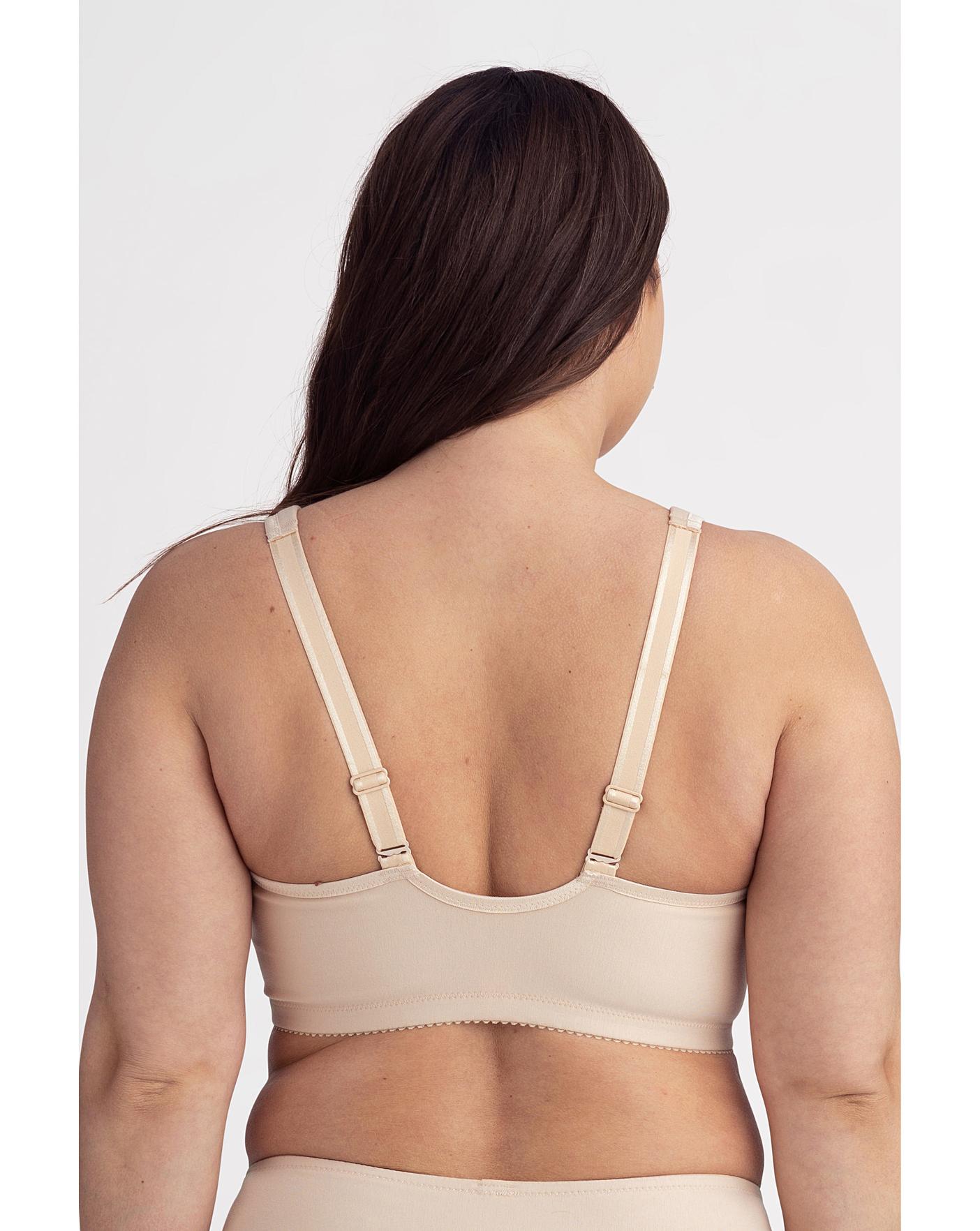  Miss Mary Broderie Anglaise Non-Wired Front Fastening Bra| Beige