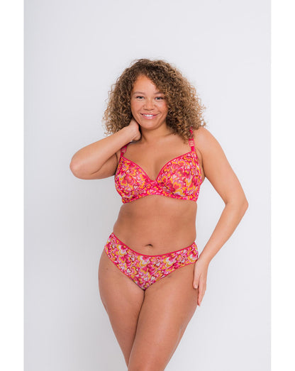  Curvy Kate Lifestyle Print Shorts| Pink Hearts